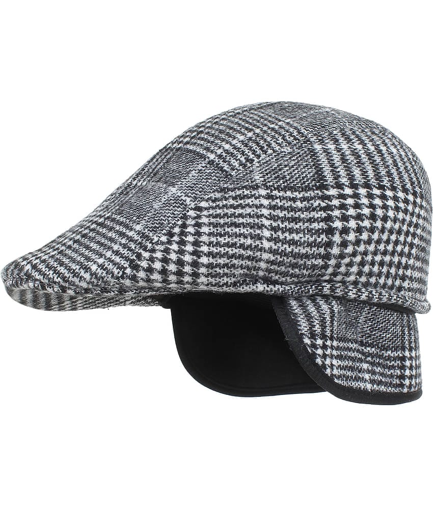 Zacharias - Gray Woollen Men's Cap ( Pack of 1 )