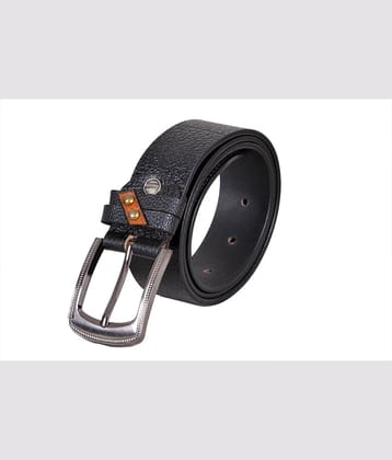 LEATHER COOPER - Black Leather Men's Formal Belt ( Pack of 1 )