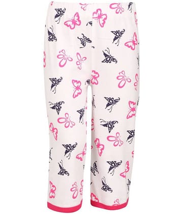 Sini Mini Pack of 1 Girls Cotton Capris ( Multicolor )