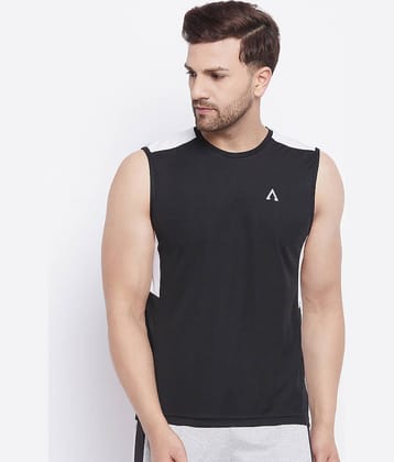 Austiex - Black Polyester Slim Fit Men's Sports T-Shirt ( Pack of 1 )