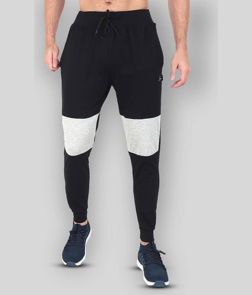 Zeffit - Black Cotton Blend Men's Joggers ( Pack of 1 )