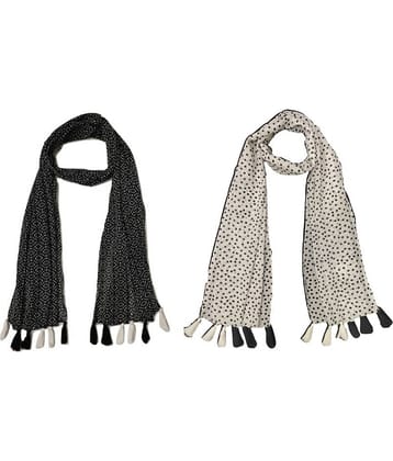stolevilla Multi Printed Poly Cotton Yarn Stoles