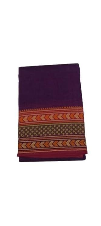 kuthampully kerala pure cotton 3 inch border saree
