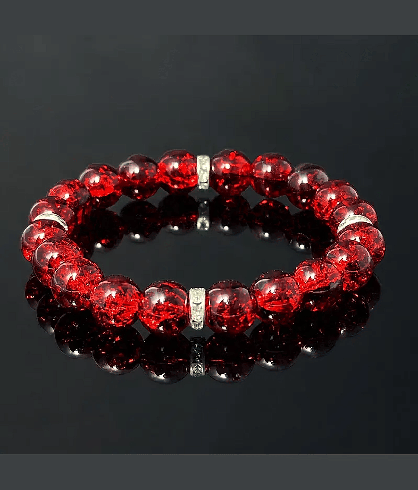 AdvaitEtp Red Bracelet ( Pack of 1 )