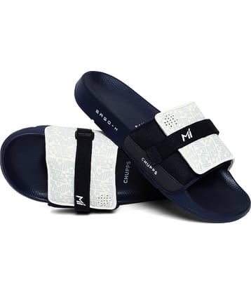 CHUPPS Navy Blue Men's Slide Flip Flop