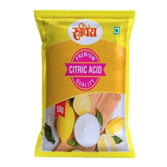 Ruchira Citric Acid (Limbu Phool) (50g) | Natural Preservative | For Pickles, Syrups & Cleaning