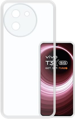 PLUGTECH TPU Ultra Hybrid Clear Camera Protection Back Cover Case for Vivo T3X,Vivo Y58