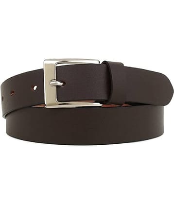 Zacharias Boy's Synthetic Leather Belt for kids (Brown; 8-12 Years) WF-01 (Pack of 1)