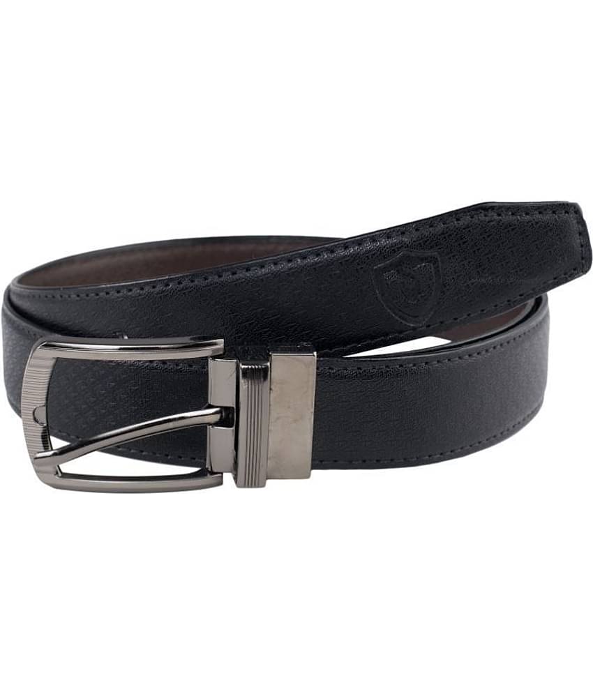 Keviv Black Leather Casual Belt