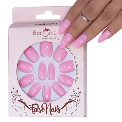 GLOSSY CLAWS NAILS (NAIL KIT INCLUDED)-Baby Pink