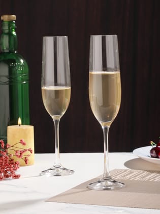 QUINTESSENTIAL CHAMPAGNE GLASS - CRAFTED IN EUROPE-Set Of 2
