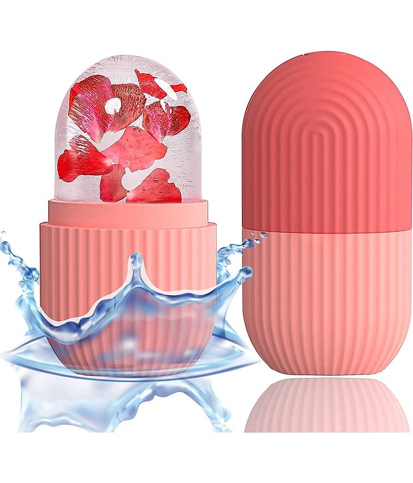 gmc getmecraft Pink Silicone Ice Face Roller and Massager