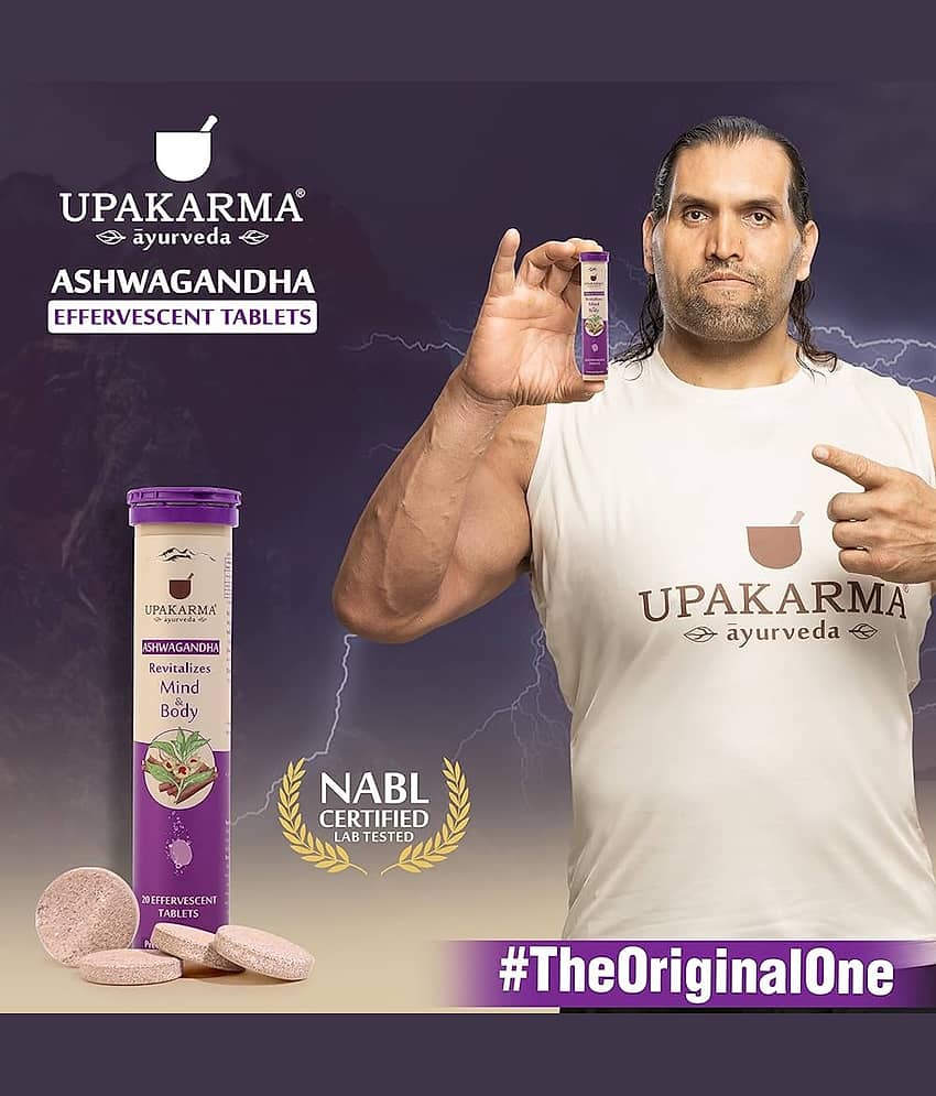 UPKARMA ASHWAGANDHA EFFERVESCENT 20 TABLETS