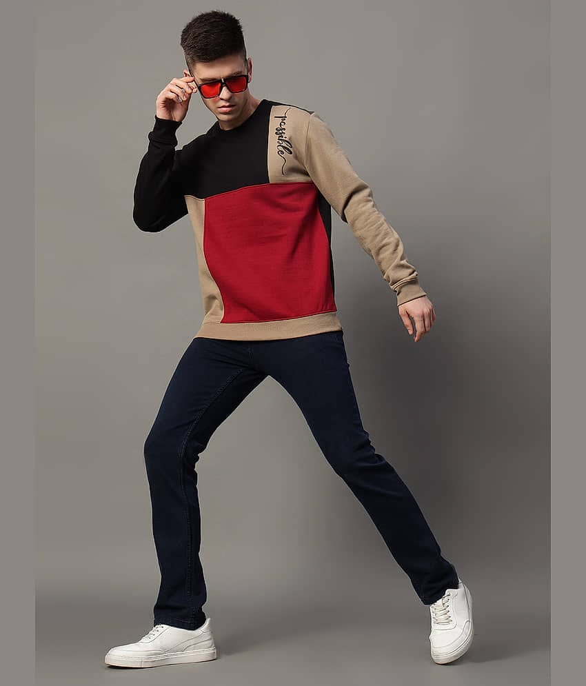 GET GOLF Fleece Round Neck Men's Sweatshirt - Grey ( Pack of 1 )