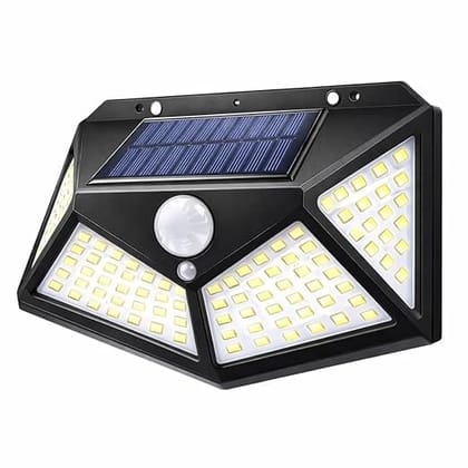LED Solar Motion Sensor Wall Light Outdoor Waterproof Security Lamp with 3 Lighting Modes for Garden, Gate, Balcony, Yard & Home Entrance