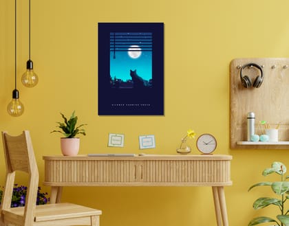 "SILENCE CARRIES TRUTH"- Shiny & Sturdy Metallic Poster  Art That Pops & Sticks-A3