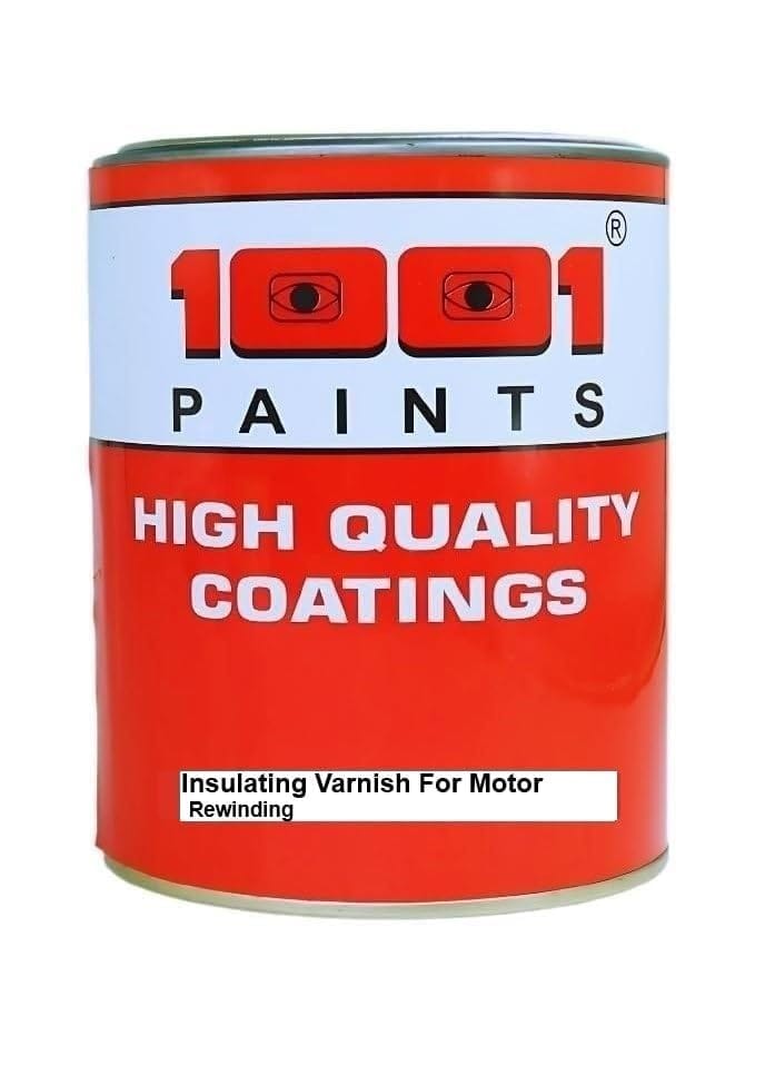 1001 High Quality Insulating Varnish for Motor Rewinding Oil Base Provides Excellent Resistance Against Moisture, Heat, and Electrical Stress - 1 LTR