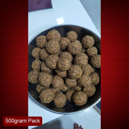 Aaswad Caterers Methi Ladoo (500g) | Handcrafted Fenugreek Health Balls | Postnatal and Joint Care