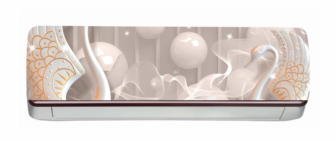 DreamKraft Decorative AC Sticker (Multicolor PVC Vinyl, 30cm X 91cm)