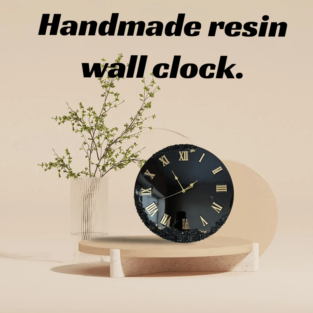 Resin wall clock
