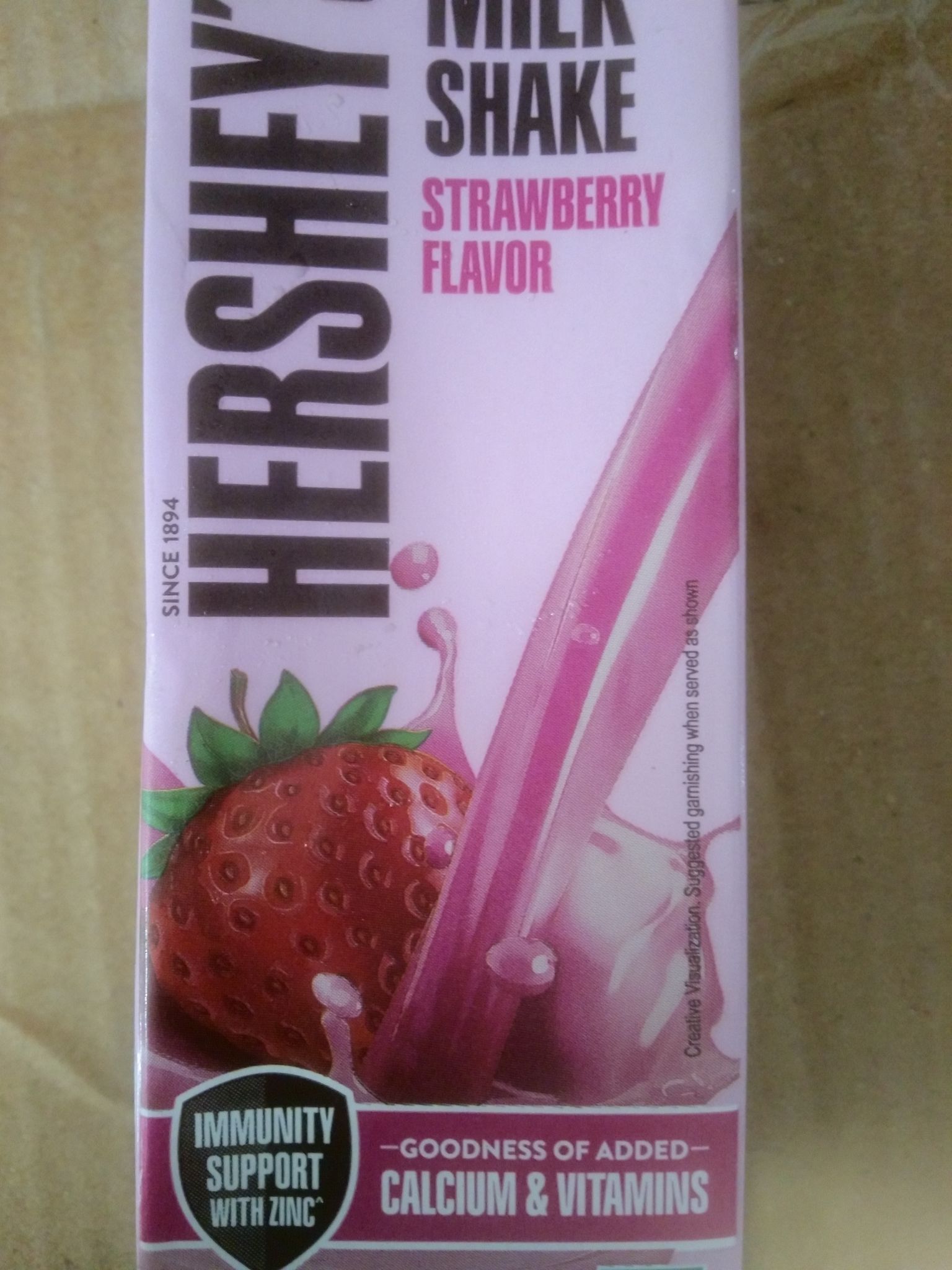 Hershey milk shake strawberry