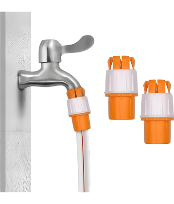 Multifunction Faucet Pipe Connector Water Hose Pipe connector Leak-Free Connection Universal Fit for Kitchen, Garden, and Outdoor Use (Pack Of 2)