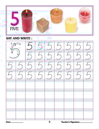 Number Writing Book 1-100 [Paperback] Dreamland Publications