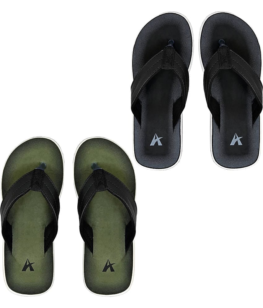 Altek Green Men's Thong Flip Flop