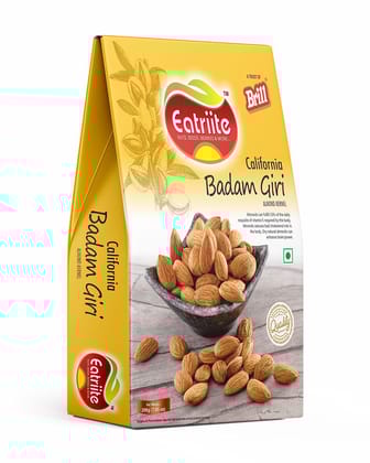 Eatriite California Badam Giri (Plain Almond Kernel Almonds, 200 gm