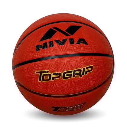 Nivia Top Grip Rubber Basketball (Size - 6) by Total Sporting And Fitness Solutions Pvt Ltd