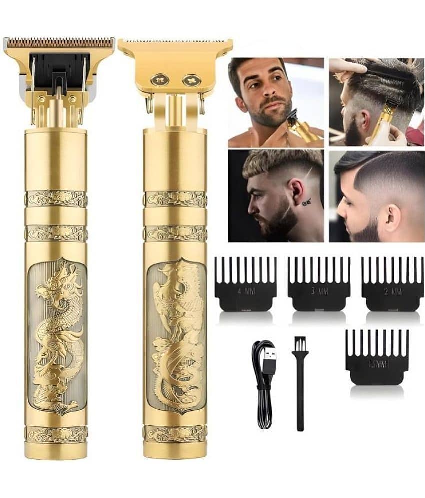 CHARKEE Light Weight Trimmer Gold Cordless Multigrooming Kit With 45 minutes Runtime