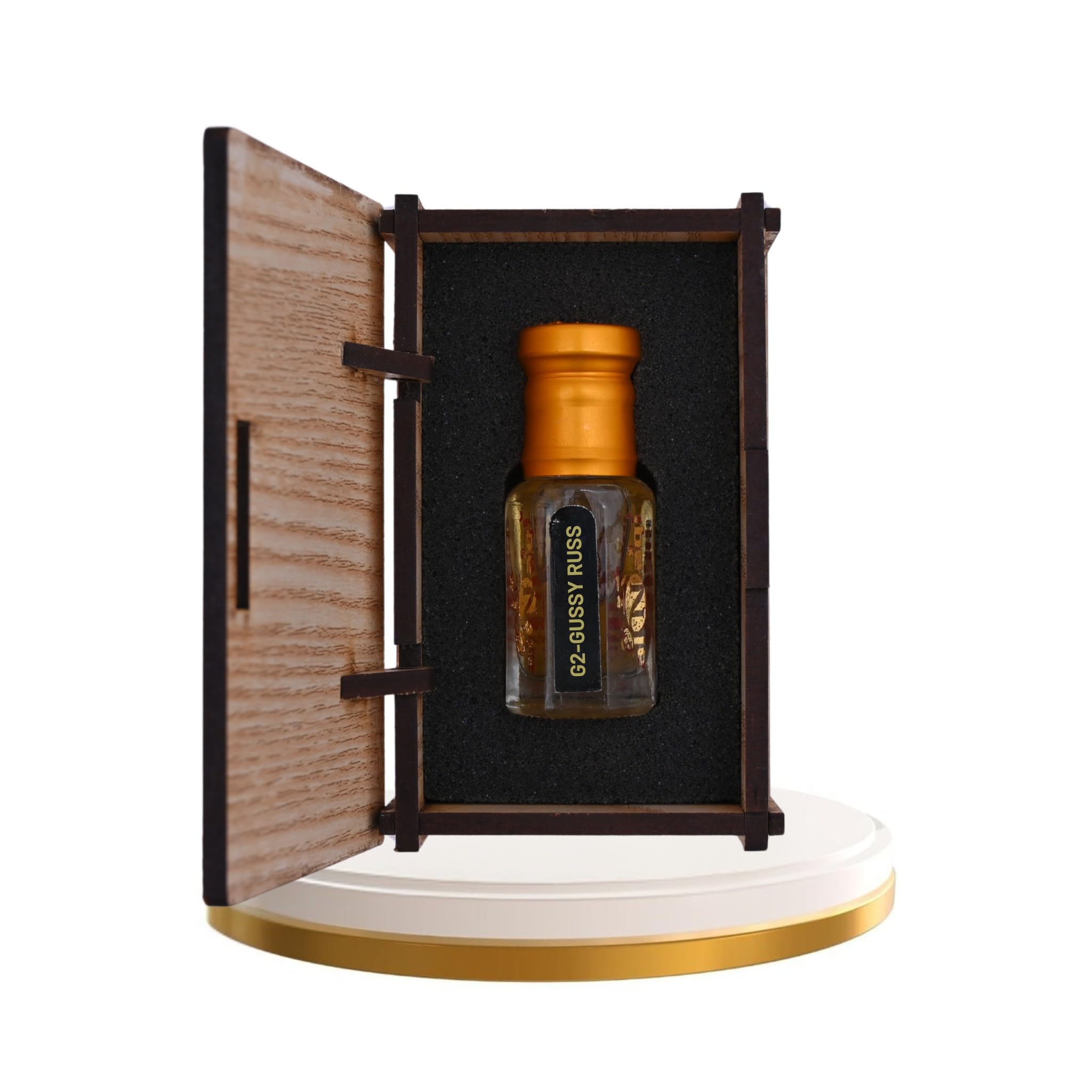 alNaqi Gussy Russ 6ml - Exotic Floral Perfume Oil, Alcohol Free Peachy-Patchouli Scent, Long Lasting Addictive-Parfum, Original Ladies-Itra