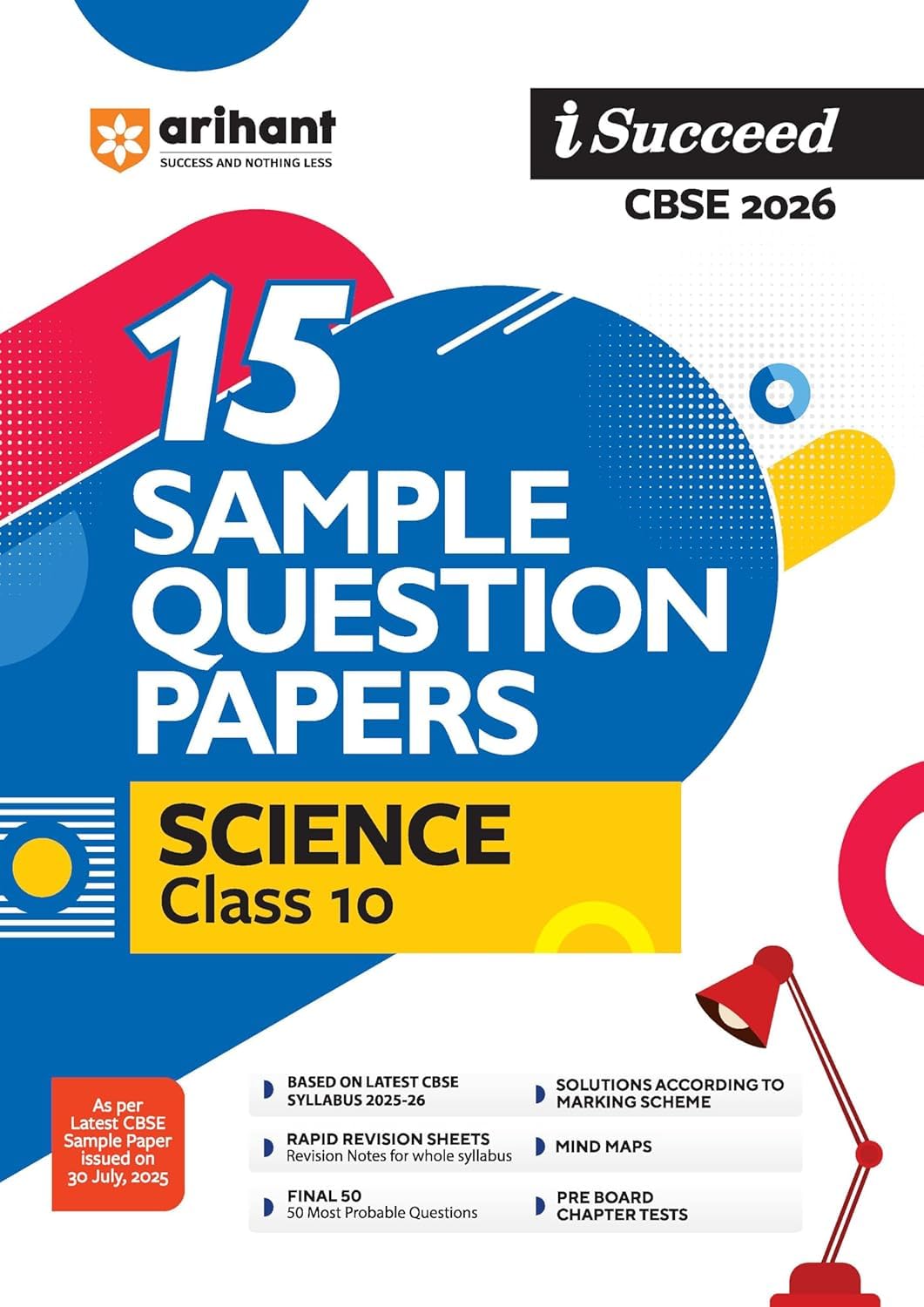 ARIHANT 15 SAMPLE QUESTION PAPER SCIENCE CLASS 10 2026 EXAMINATIONS-ASPSCI10
