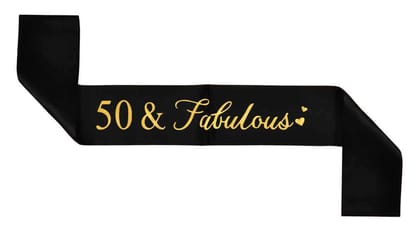 50 & Fabulous Sash 62 inch