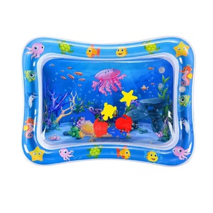 Alunari Baby Water Mat Inflatable Baby Play Mat Activity Center for Infant Baby Toys 3 to 15 Months, Baby Gifts for Boys Girls(Assorted Design)