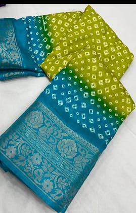 Elegant Bandini Saree in Vibrant Colors