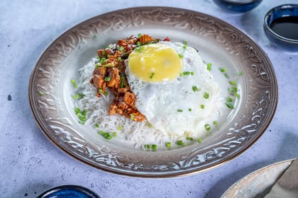 Chicken Kra Pao With Jasmine Rice