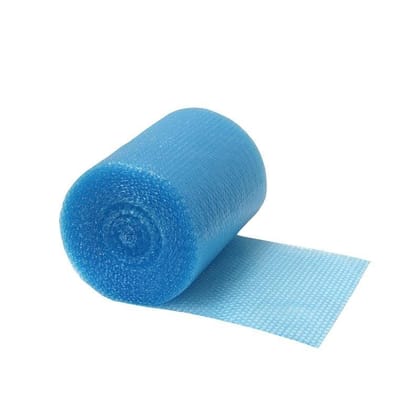 DHRUVINSRI Colorful Air Bubble Packing Roll (1m x 100m, White)