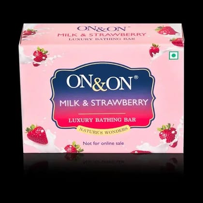 Milk & Strawberry Luxury Bathing Bar Milk & Strawberry Luxury Bathing Bar