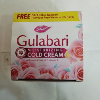 Dabur Gulabari Moisturizing Cold cream With natural rose oil + vitamin e 