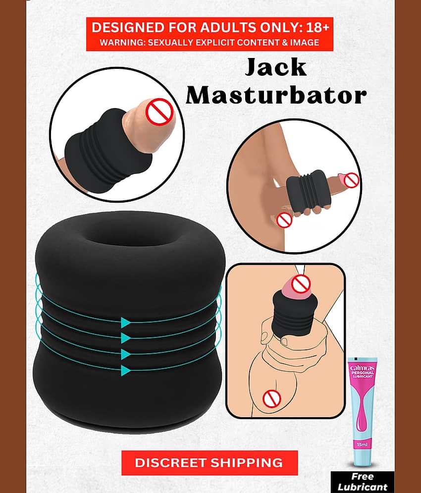 Handjob Masturbator- Secret Masturbator with Inner Dotted Texture, Light Weight and Reusable