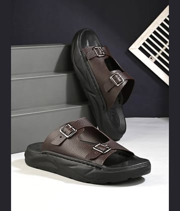 NAAL Brown Men's Slide Flip Flop