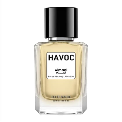 Aimani HAVOC Unisex Perfume | Fresh, Woody, and Long-Lasting Scent | 50ml