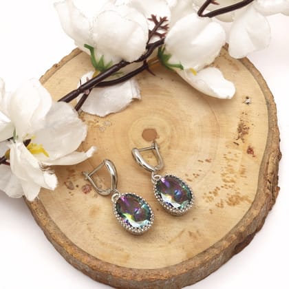 G.Silver Mullticolour Earrings.