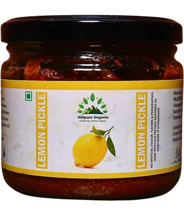 Hillpure Organic Lemon Pickle Pickle 300 g