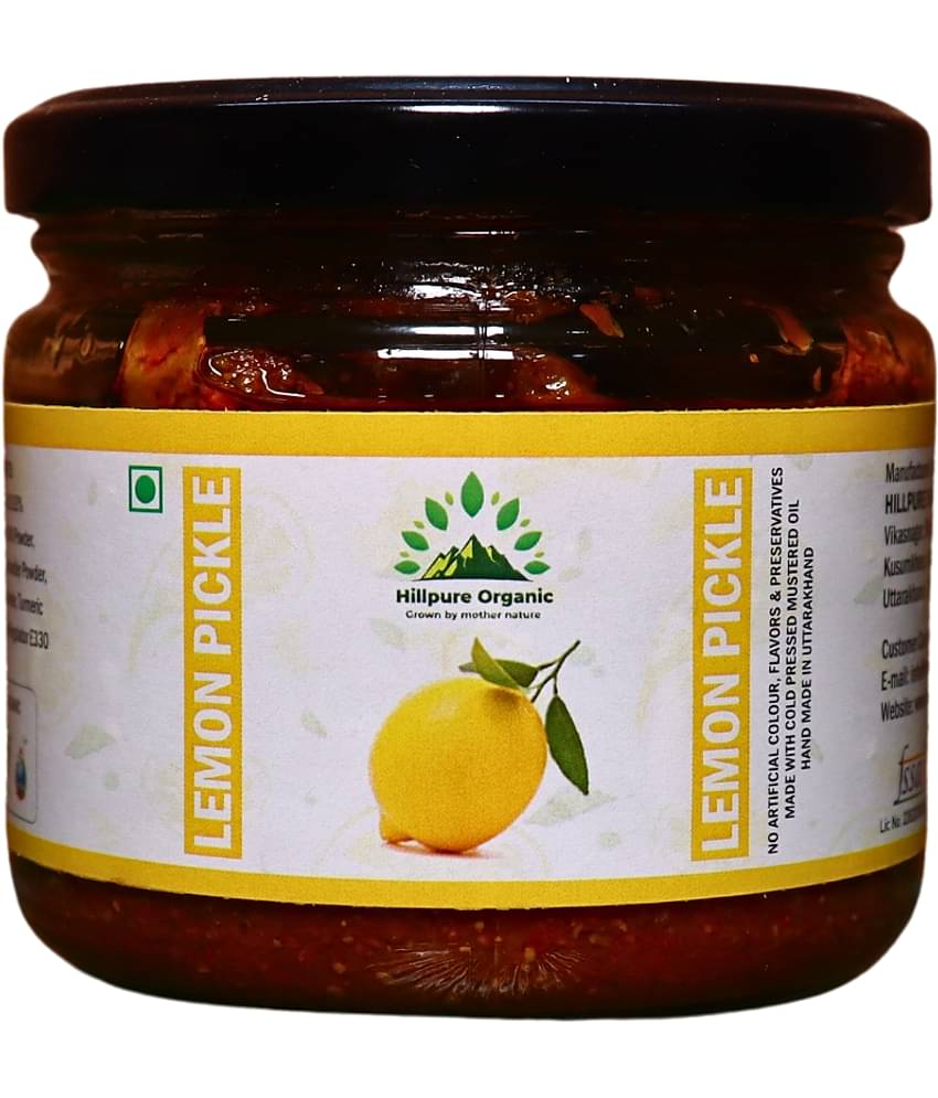 Hillpure Organic Lemon Pickle Pickle 300 g