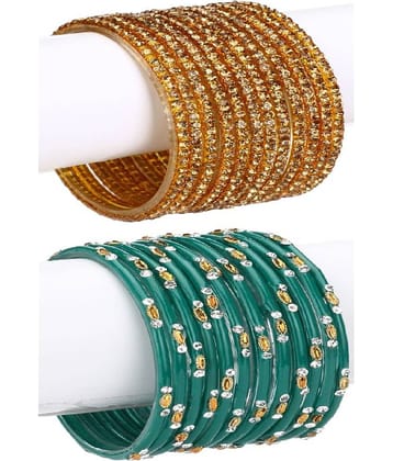 Somil Designer Wedding Fancy Glass Bangle Set For Party, Marriage, Function And Daily Use