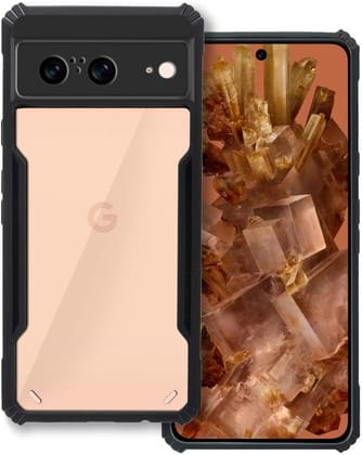 PLUGTECH Slim Shockproof Case | Matte Black Soft | Drop Protection | Precise Cutouts | Premium Mobile Cover for Google Pixel 8