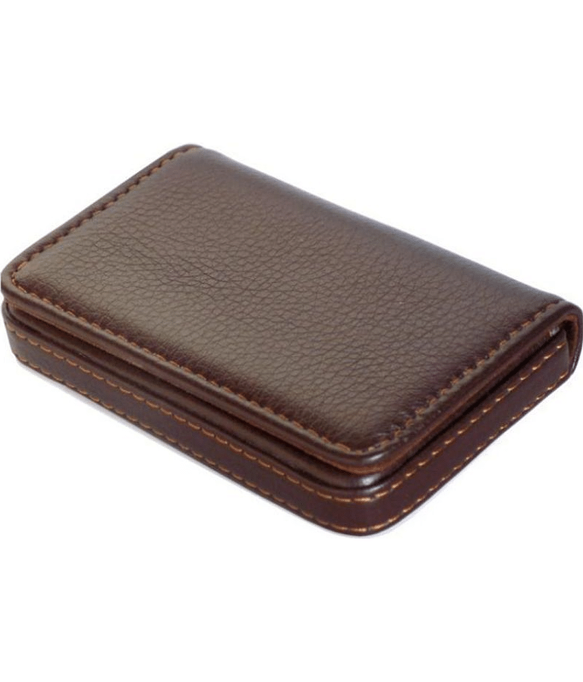 Amor Benison Brown Leather Credit/Debit Card Card Holder