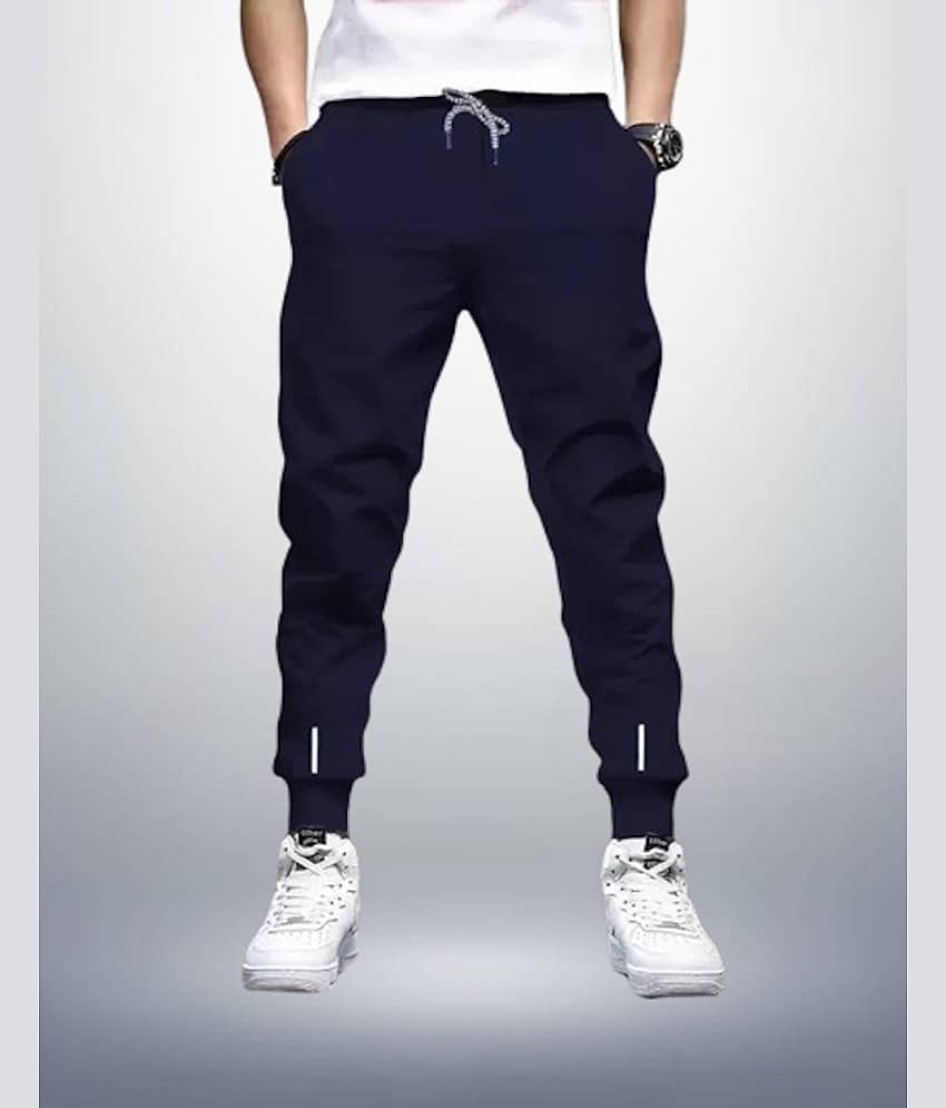 Reya Grey Cotton Blend Men's Joggers ( Pack of 1 )